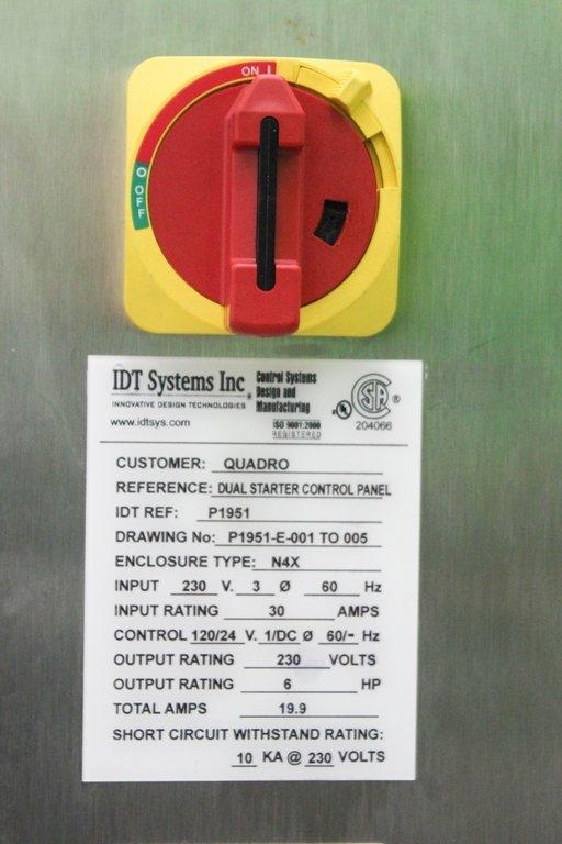 Quadro Ytron ZCO 0086 Lab Disperser Pilot Powder System 230V 60Hz