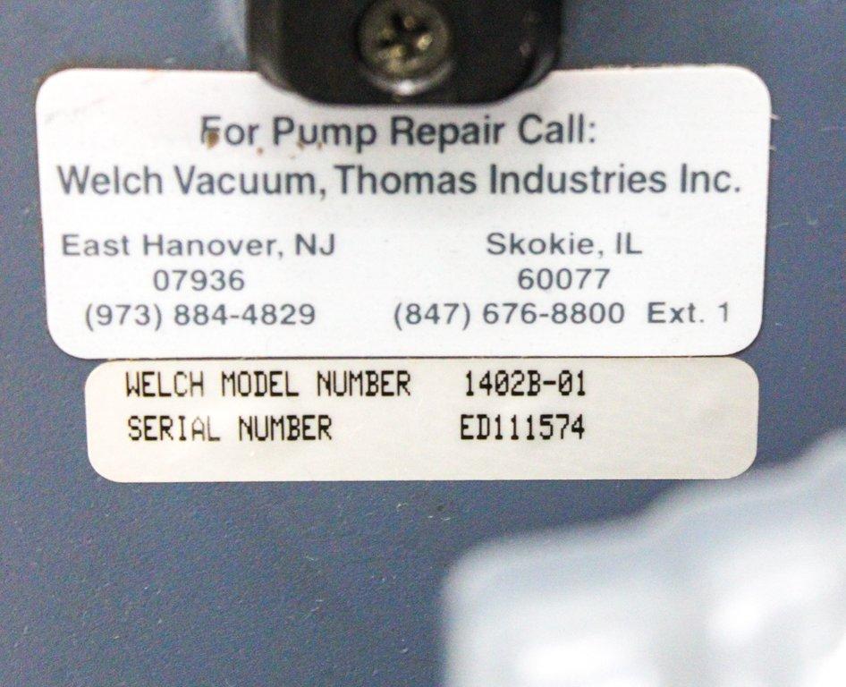 Welch DuoSeal 1402B-01 Vacuum Pump Belt Drive Fair Condition AS/IS