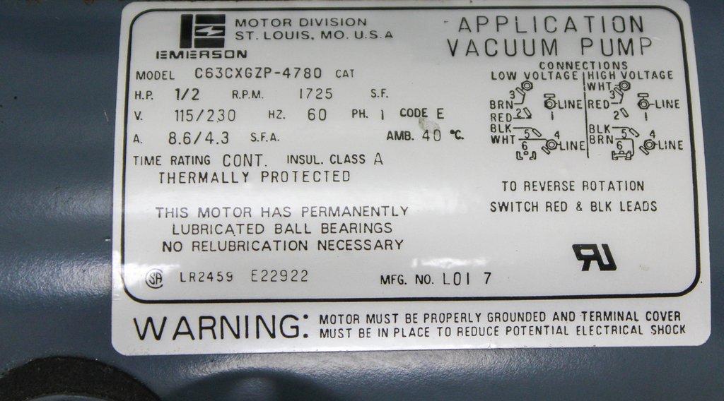 Welch DuoSeal 1402B-01 Vacuum Pump Belt Drive Fair Condition AS/IS