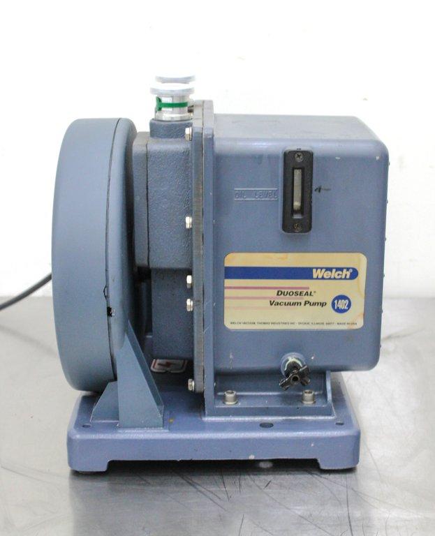 Welch DuoSeal 1402B-01 Vacuum Pump Belt Drive Fair Condition AS/IS