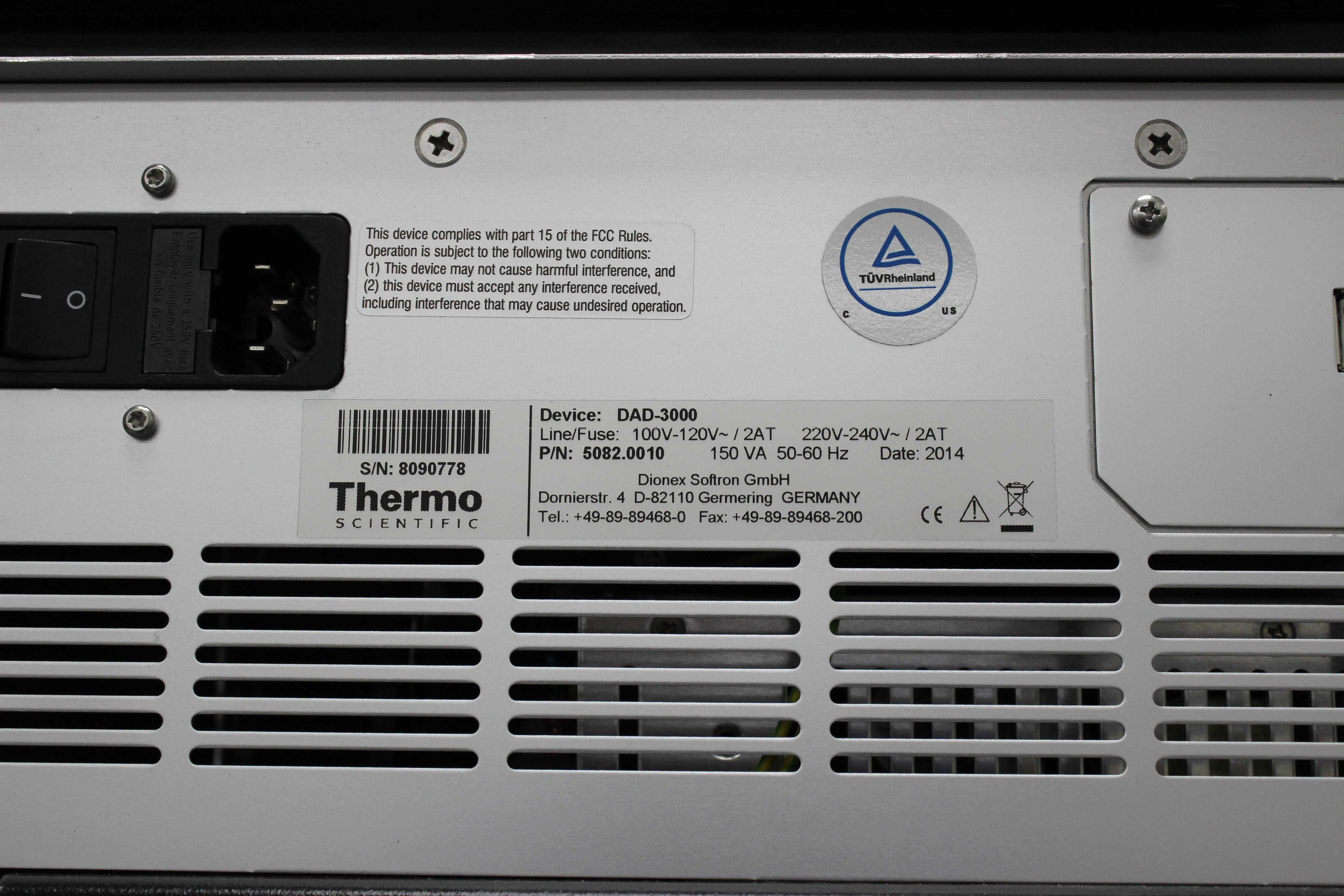 Thermo Scientific Dionex UltiMate 3000 RS UHPLC System – High-Speed HPLC