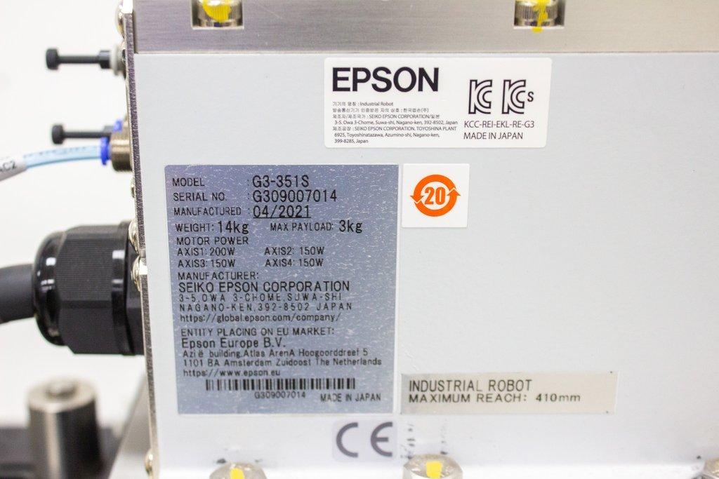 Epson G3-315S Robot Arm Automation SCARA Fast High Precision Performance