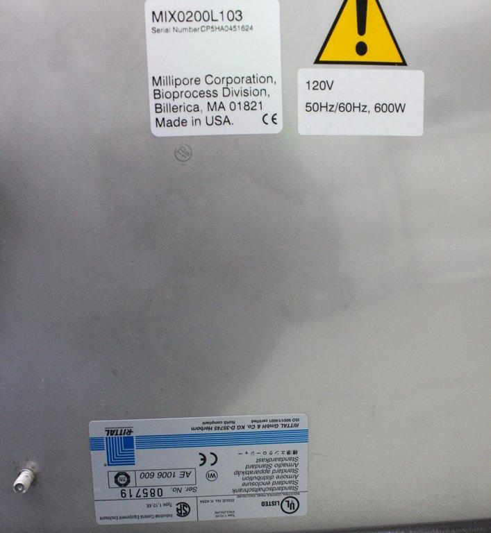Millipore Mobius Single Use Mixing System MIX0200L103 Durable 200L Mixer