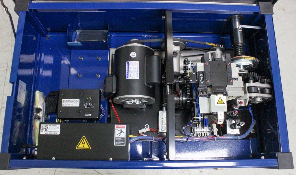 Polychem PC102 Semi Automatic Strapping Machine Adjustable Table 60Hz