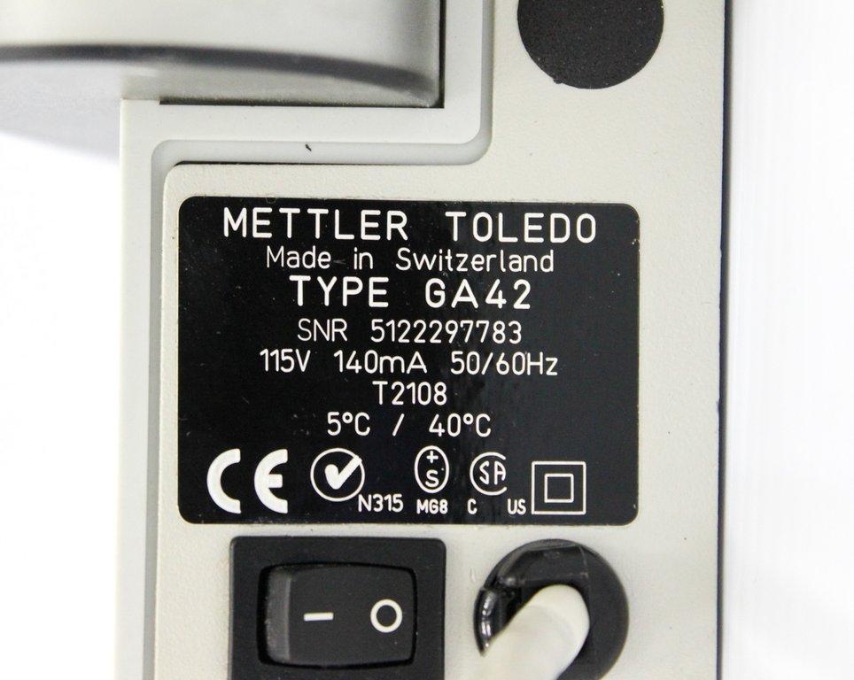 Mettler-Toledo GA42 Printer Analytical Accessory Functional Tested 120V