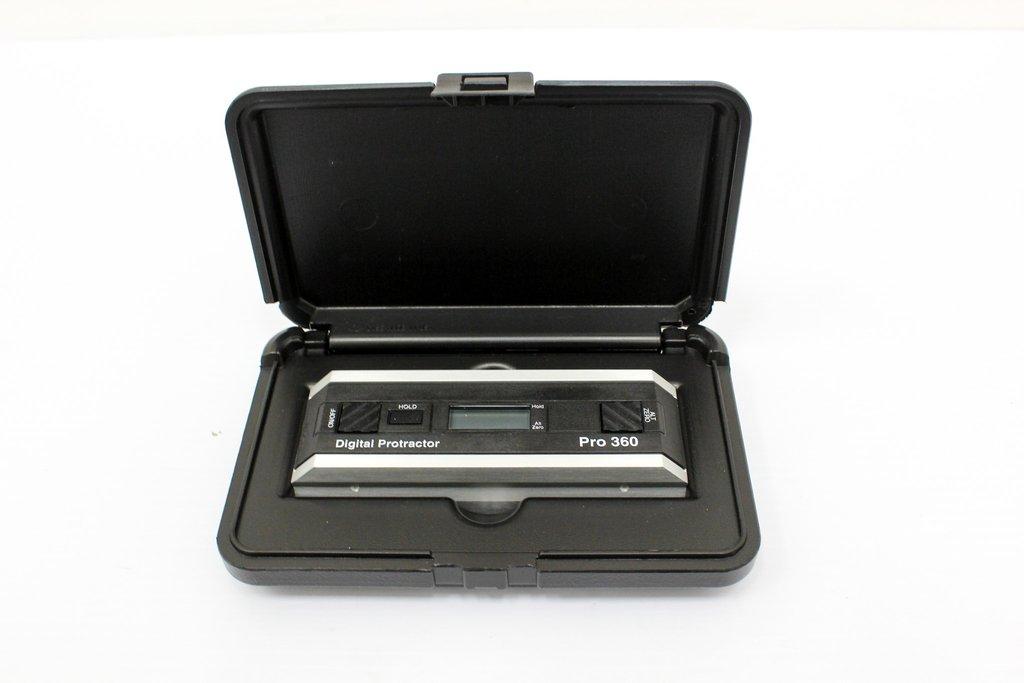 Digital Protractor Pro 360 Meter Inclination 360-Degree 0.01 Resolution USA