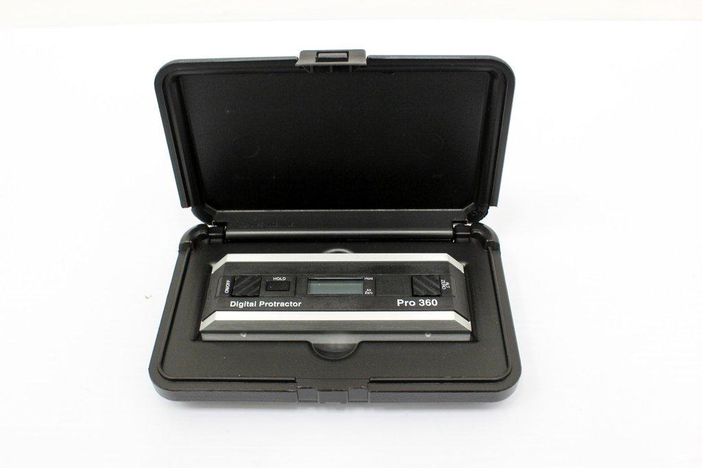 Digital Protractor PRO 360 Level Inclinometer USA LCD Display V-Groove
