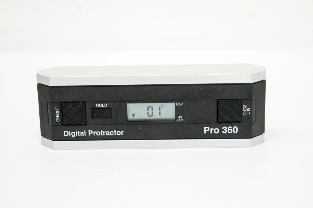 Digital Protractor Pro 360 Meter Inclination 360-Degree 0.01 Resolution USA