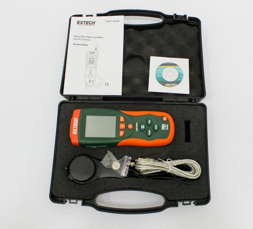 Extech Instruments HD400 Light Meter with USB and Data Logging Features