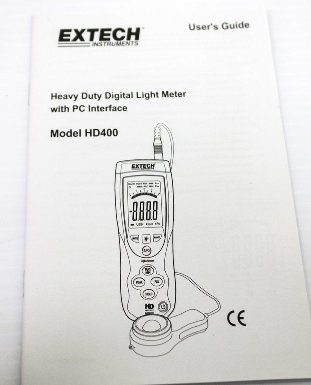 Extech Instruments HD400 Light Meter with USB and Data Logging Features