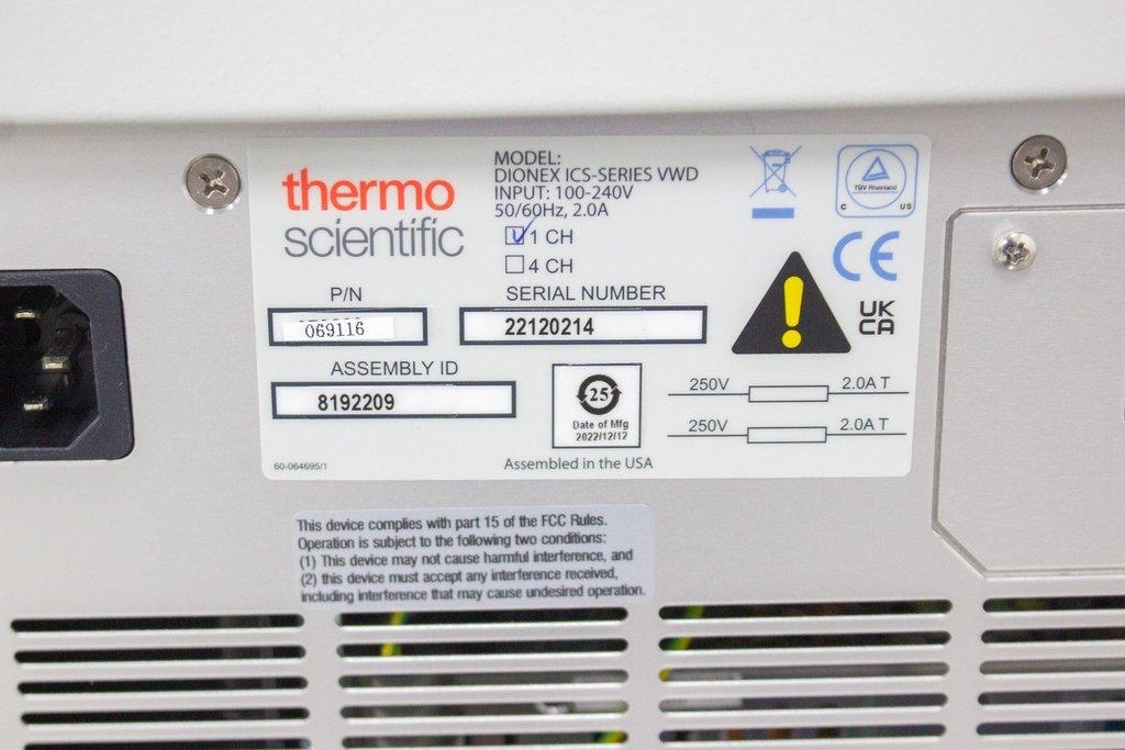 Thermo Dionex VWD Detector for Chromatography UV-Vis Variable Wavelength