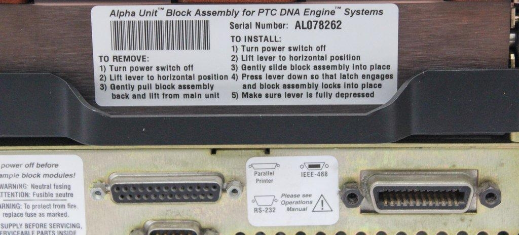 BIO-RAD PTC-200 DNA Thermal Cycler 48-Well Reliable Peltier Dual Block