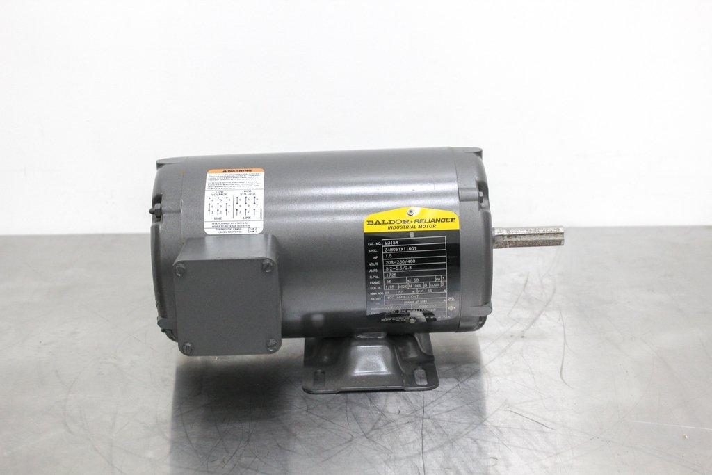 Baldor Reliance M3154 Motor | General Purpose Steel Frame 3-Phase 1.5HP