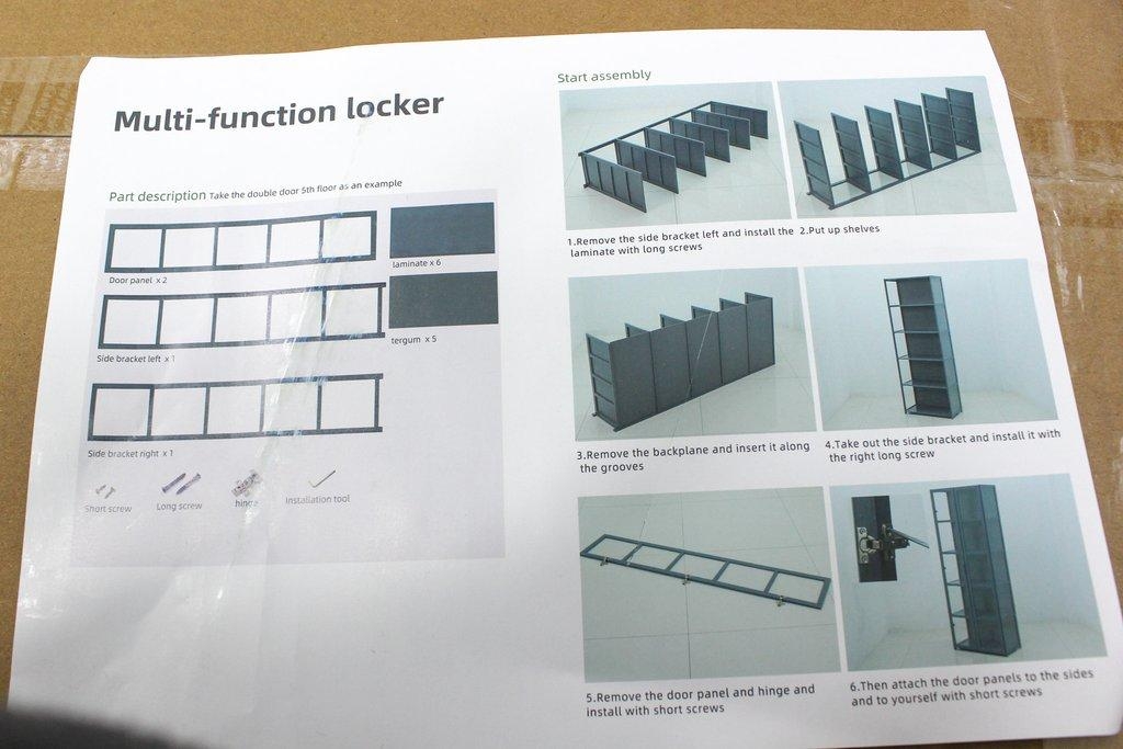 RV-DP-231208 Multi-function Locker Display Case Curio Cabinet Storage