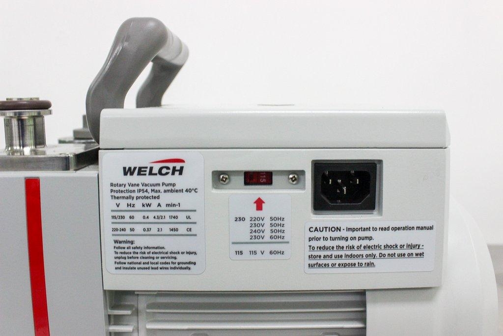 Welch CRVpro4 Rotary Vane Vacuum Pump 3041-01 Two-Stage 115V/60Hz