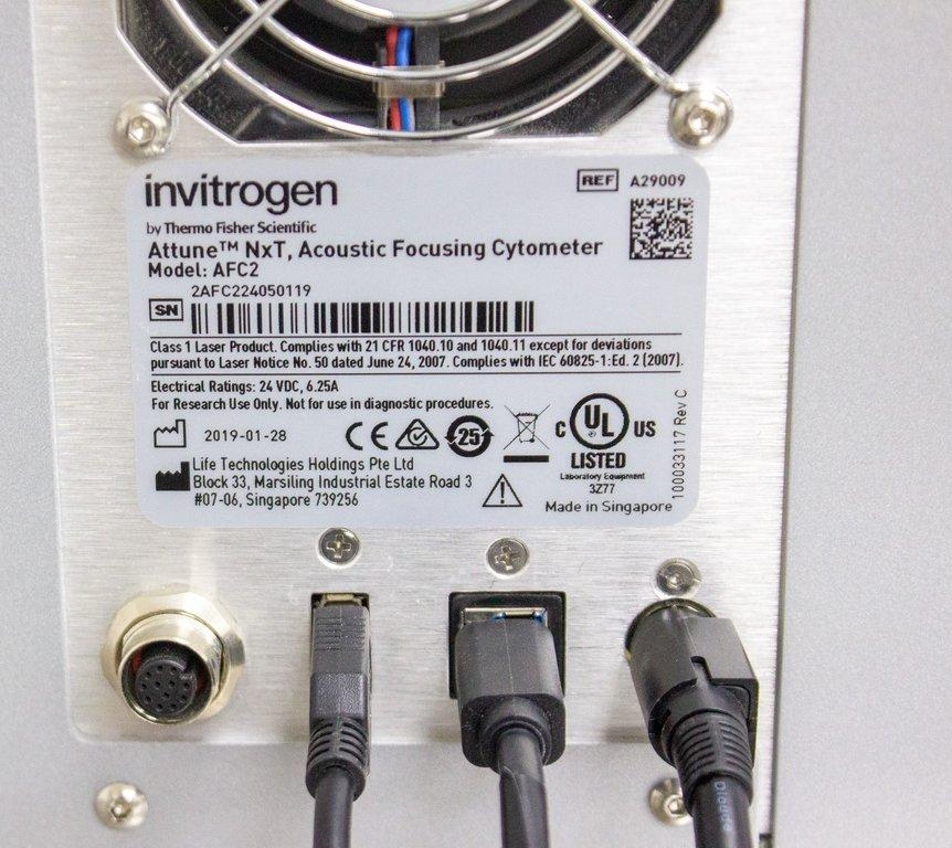 Thermo Invitrogen Attune NxT Flow Cytometer 1K uL/min Acoustic Focus Computer