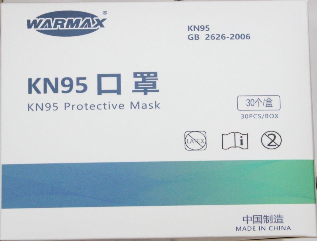 WARMAX KN95 Protective Mask Box of 33 Packs 30 Pieces Comfortable Fit
