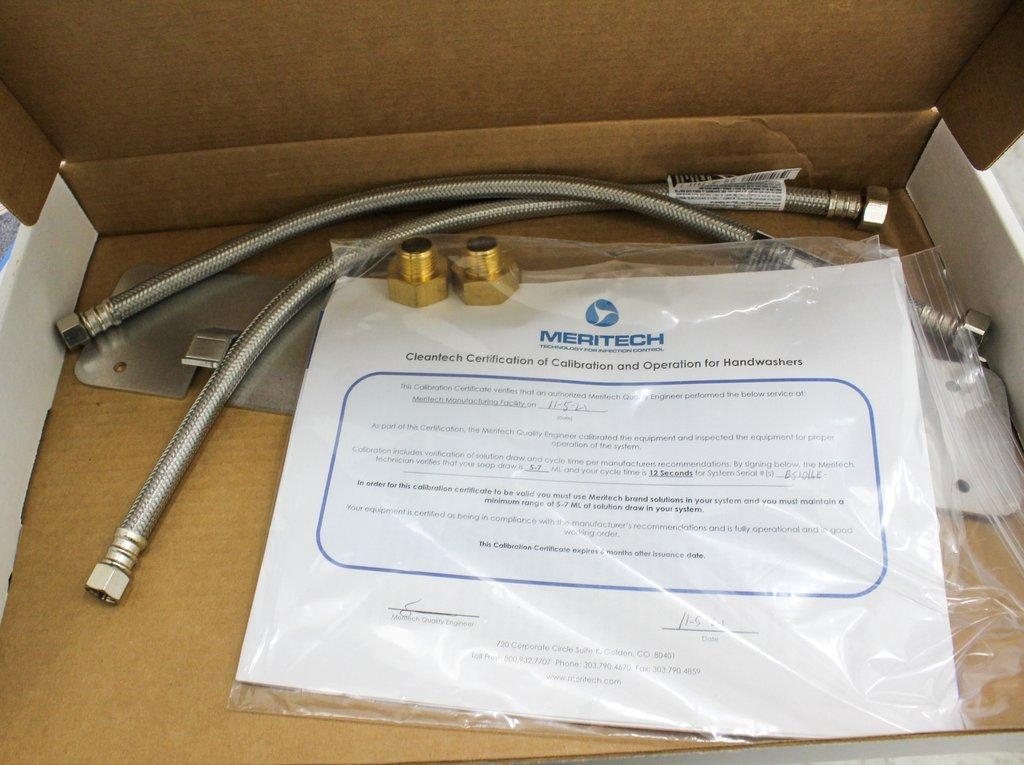 Meritech Clean Tech 500EZ Handwashing System Automatic Infrared 0.6 Gallons