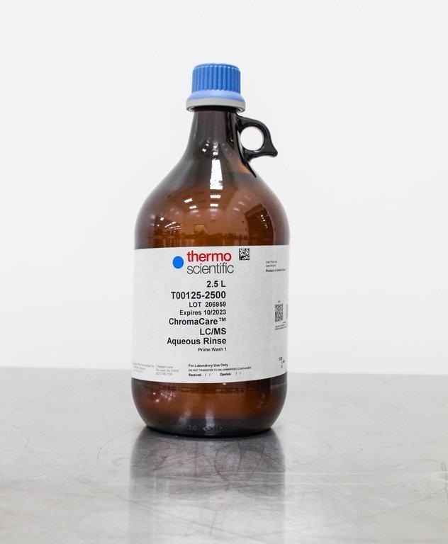 Thermo UN1230 UN1648 Set of Methanol Acetonitrile Glass Bottles LC-MS 6.5L