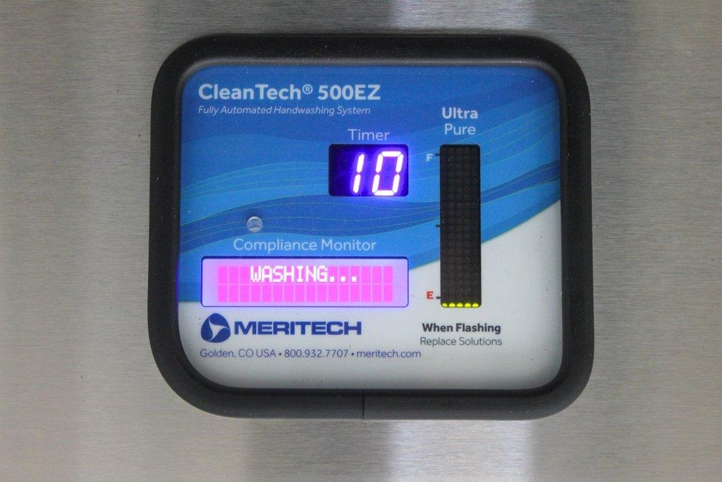 Meritech Clean Tech 500EZ Handwashing System Automatic Infrared 0.6 Gallons