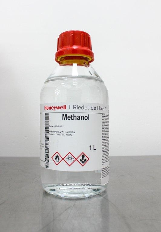 Thermo UN1230 UN1648 Set of Methanol Acetonitrile Glass Bottles LC-MS 6.5L