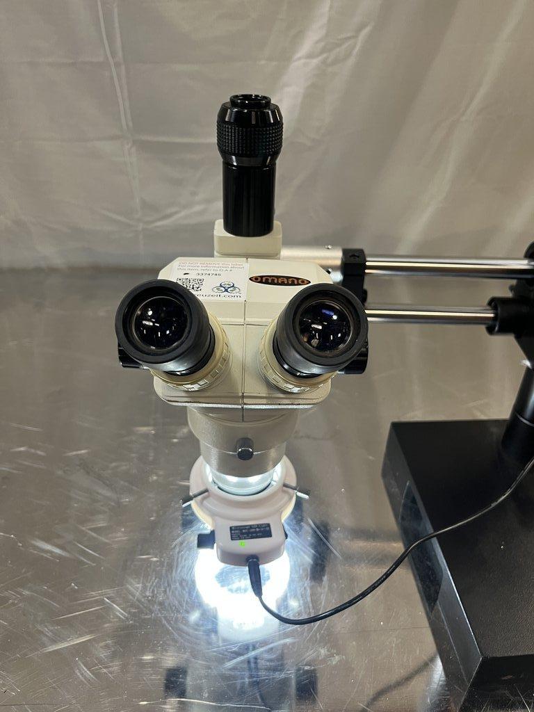 OMANO Zoom Stereo Boom Microscope Near New Condition OEM Design USA