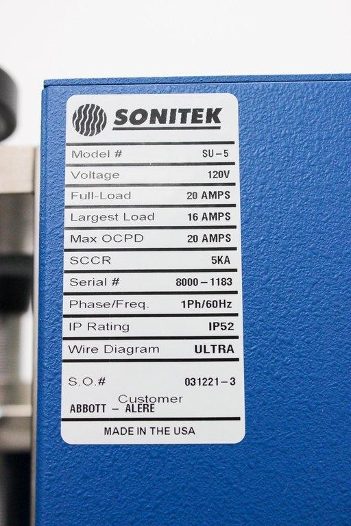 Sonitek SU-5 Thermal Press Heatstaking Compact System 120V 50/60Hz 0-1400lb