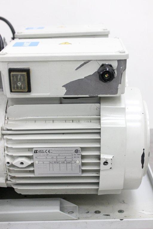 Edwards Dual E2M28 Vacuum Pump Set with Drip Pan, Dual-Stage, Quiet Operation