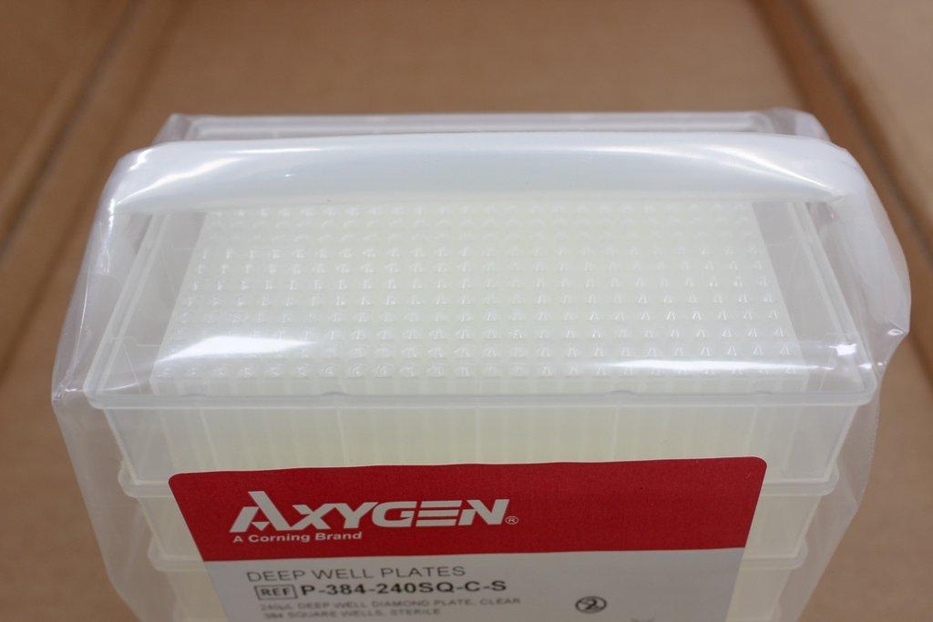 Axygen P-384-240SQ-C-S Deep Well Plates 240ul Pallet 32 Cases Lab Supply