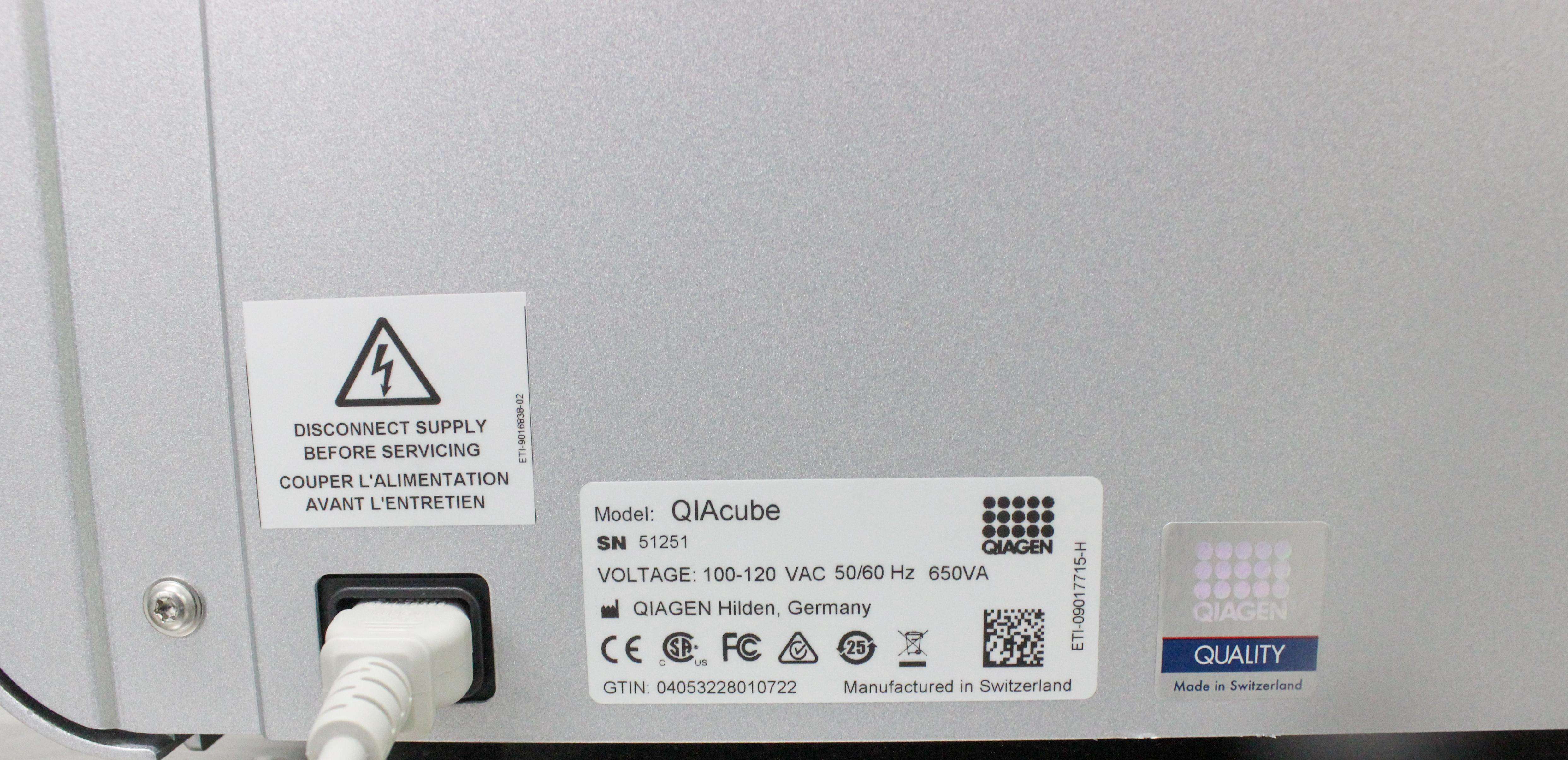 Qiagen QIAcube Centrifugation Automated Sample Processor for DNA/RNA Purification