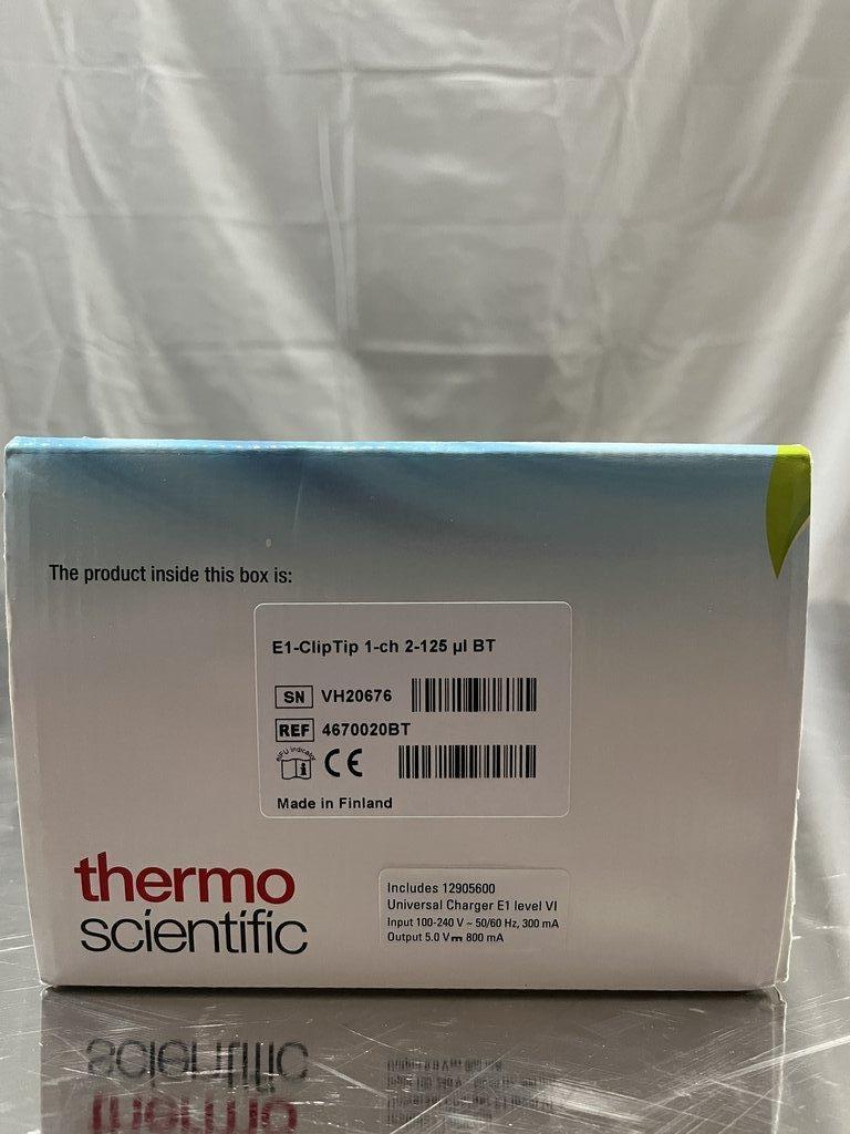Thermo Scientific E1-ClipTip 1-ch 2-125ul BT Pipette Good Condition