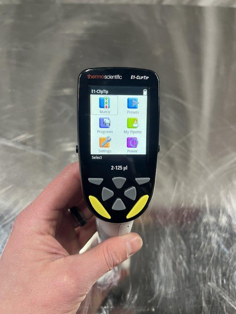 Thermo Scientific E1-ClipTip 1-ch 2-125ul BT Pipette Good Condition
