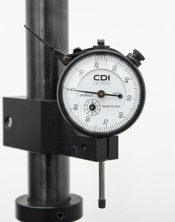 CDI Chicago Dial indicator Co. 6066-1S Dial Indicator Base 6x6 Grnt RGD STM