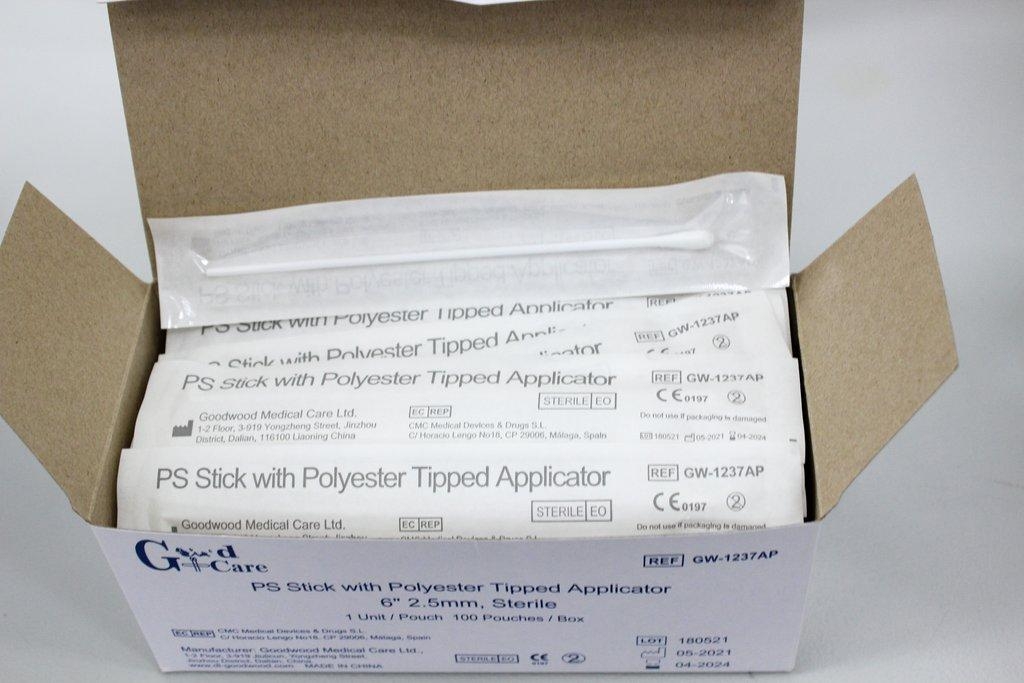 Puritan Sterile 6'' Rayon Tipped Applicators Medical Testing Supplies
