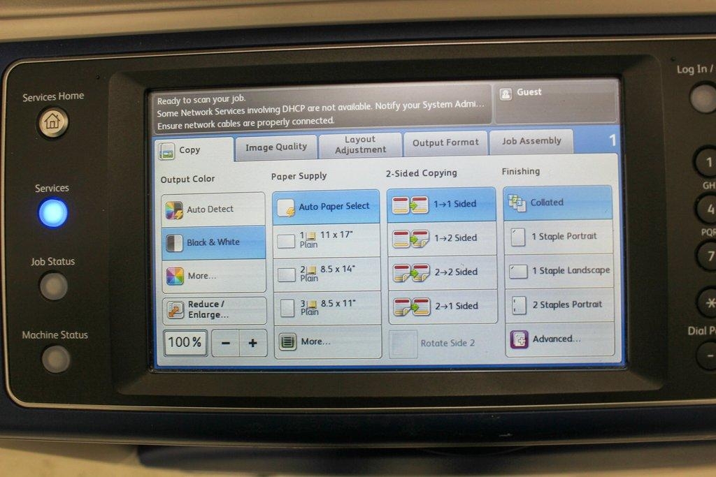 Xerox WorkCentre 7845i Color Multifunction Printer, Office Finisher, 100-240v