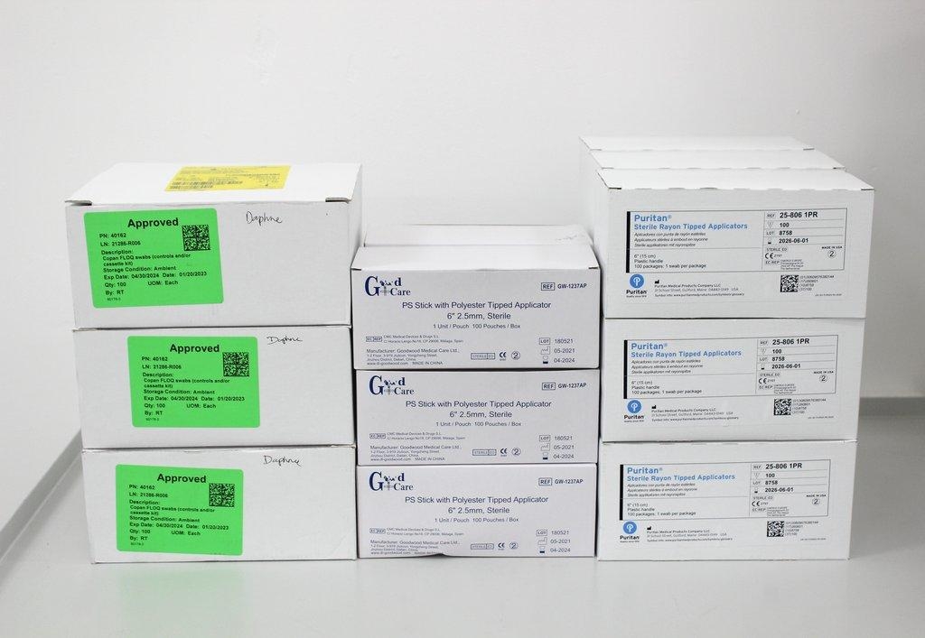 Puritan Sterile 6'' Rayon Tipped Applicators Medical Testing Supplies