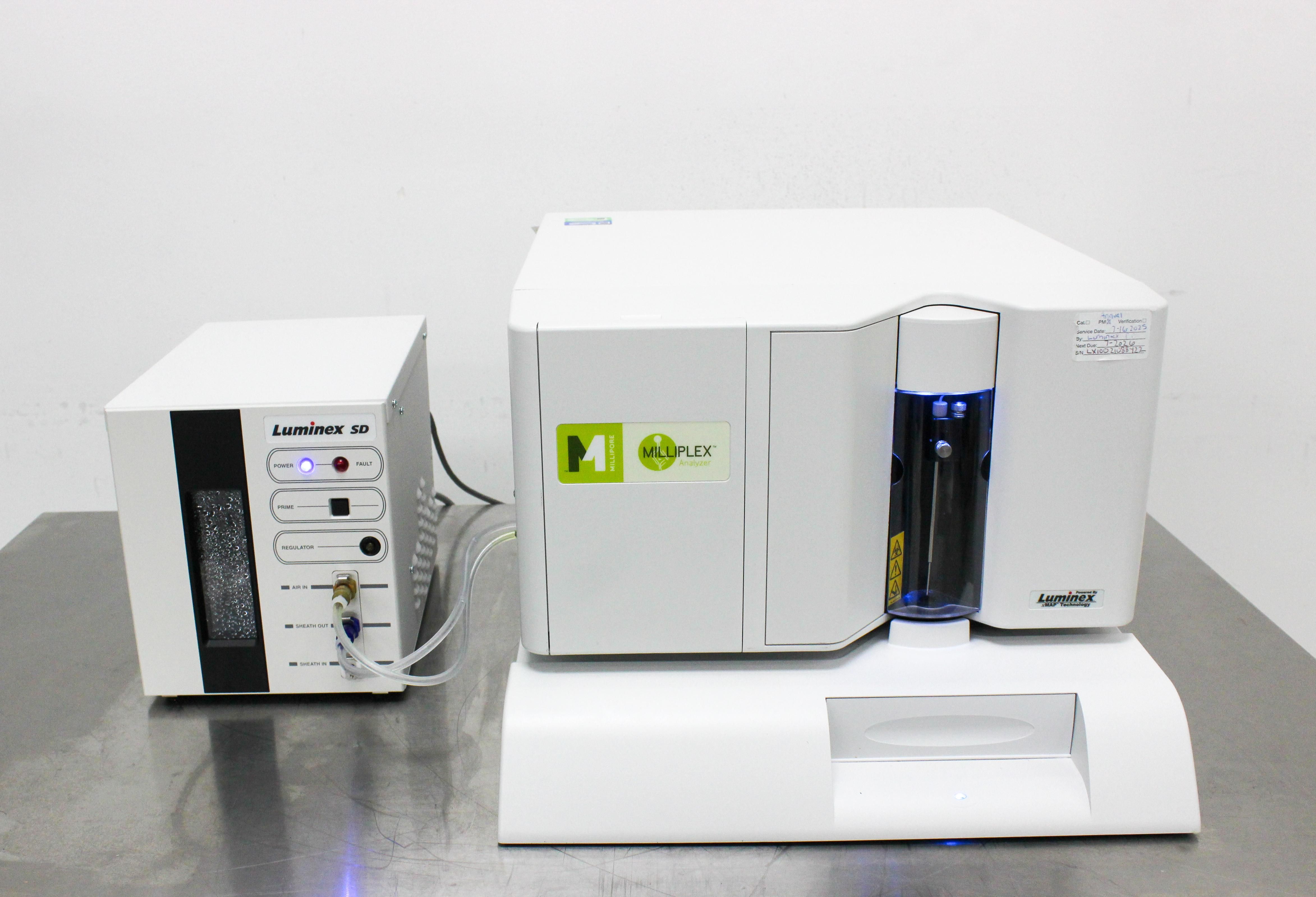 Luminex LX200 Cell Analyzer Multiplex Bioassays 80 Analytes 96 Well