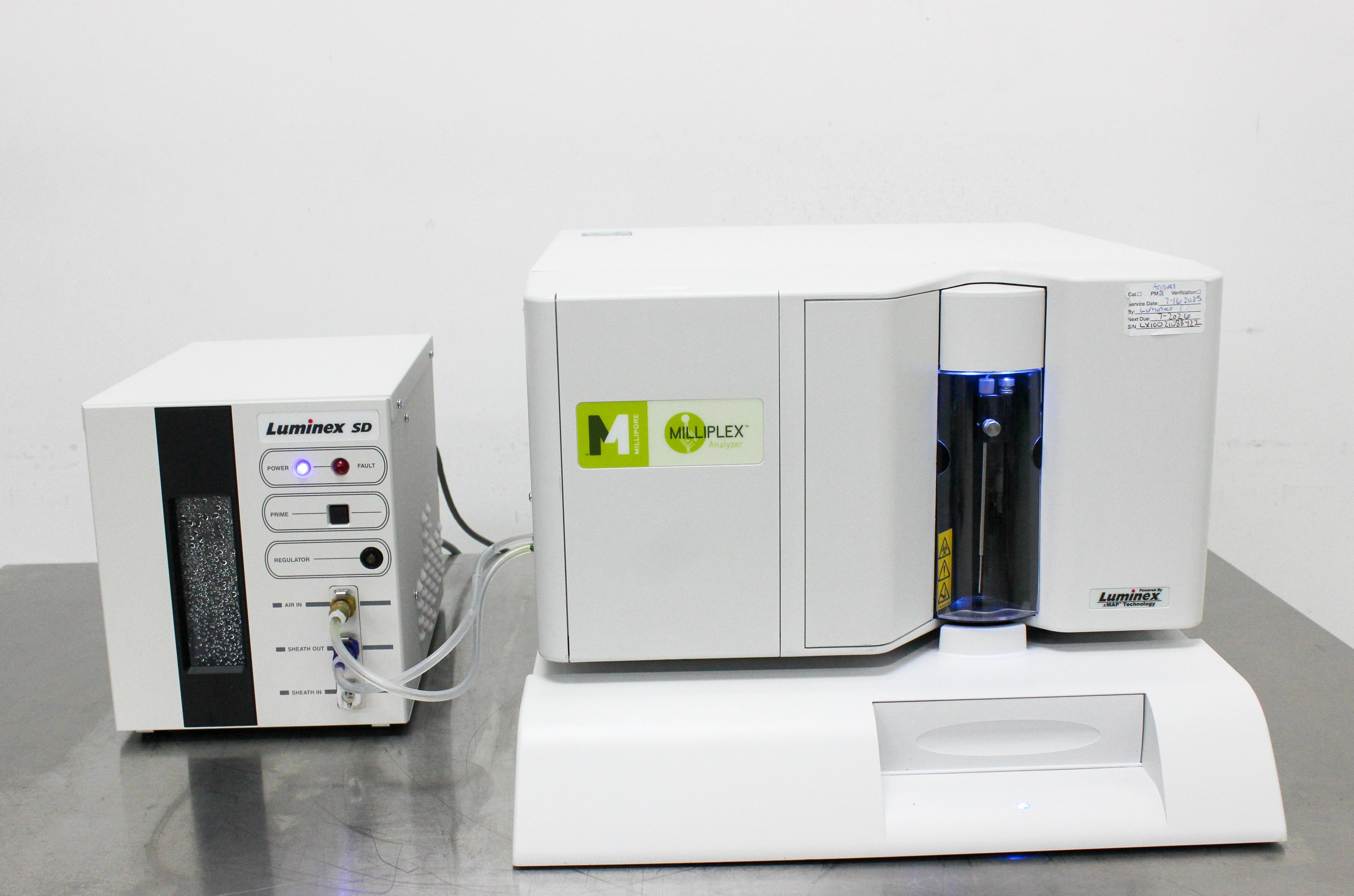 Luminex LX200 Cell Analyzer Multiplex Bioassays 80 Analytes 96 Well