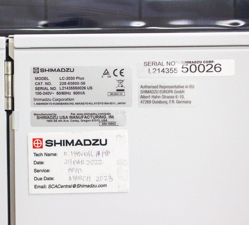 Shimadzu Prominence-i LC-2030 Plus HPLC System High Throughput Analysis