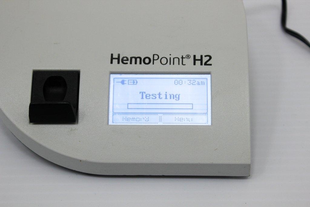 Alere HemoPoint H2 Meter 3011-0011-0183 Hemoglobin Analyzer 120V Hematology