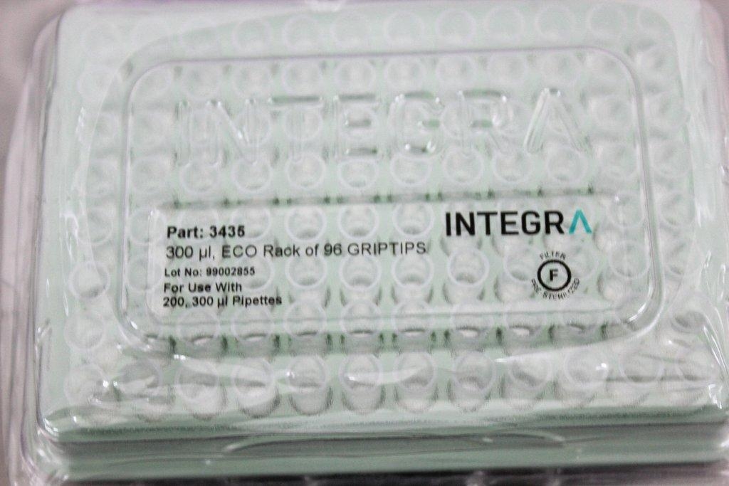 Integra 1000,1250ul Pipettes 96 Grip Tips Case New Lab Consumables