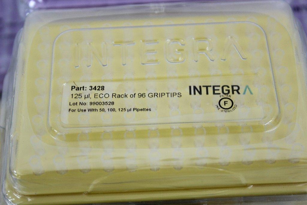 Integra 1000,1250ul Pipettes 96 Grip Tips Case New Lab Consumables