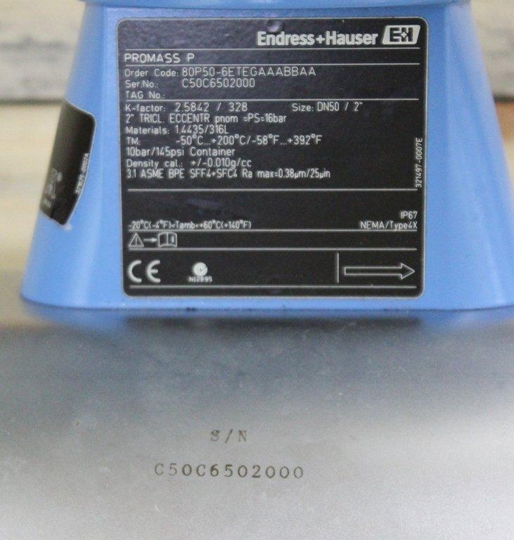 Pall VE314400 Water Filtration Systems Backwash Flowmeter Installed 2010 Set