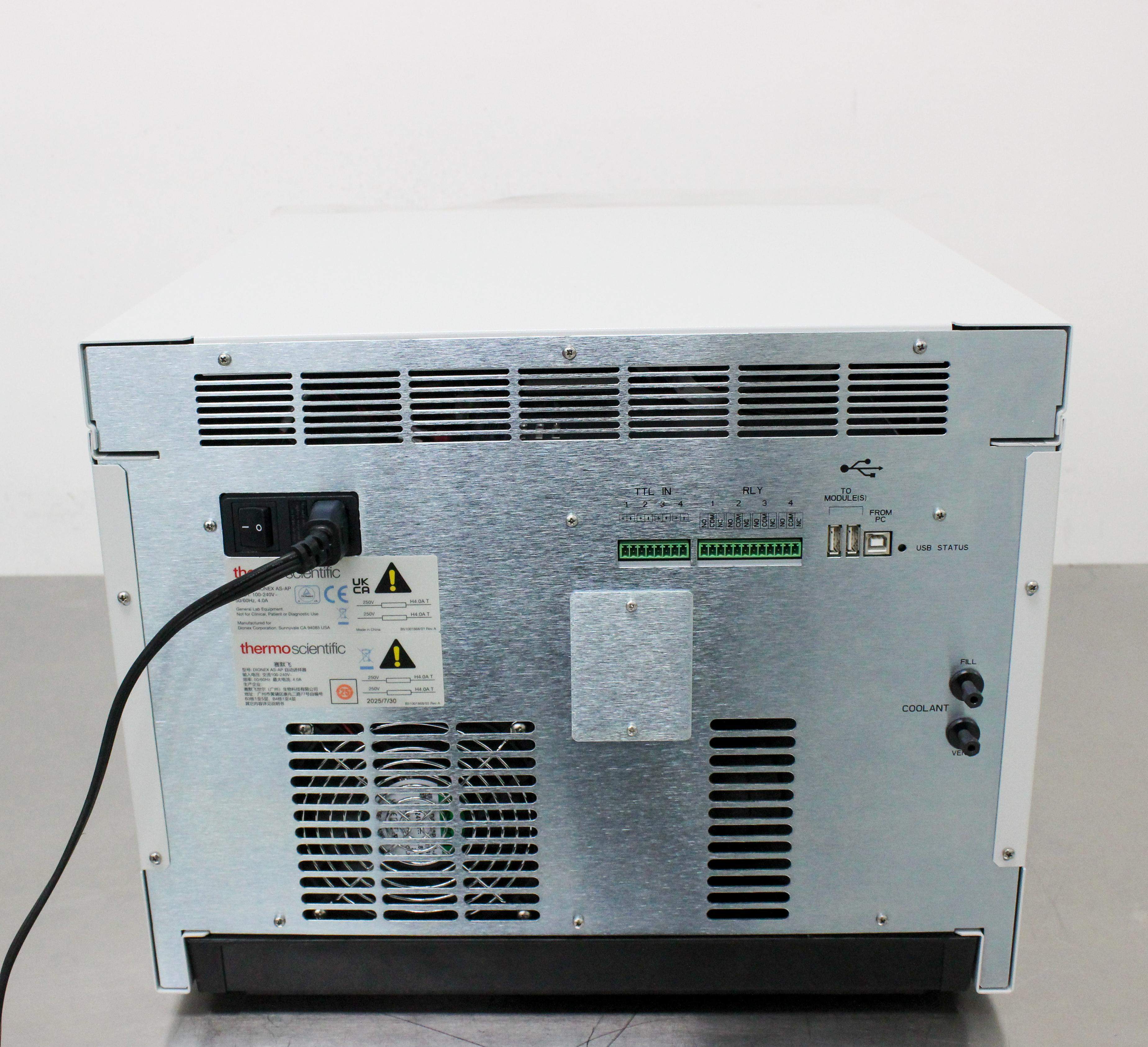Thermo Scientific Dionex AS-AP 074925 Autosampler for Ion Chromatography 074925