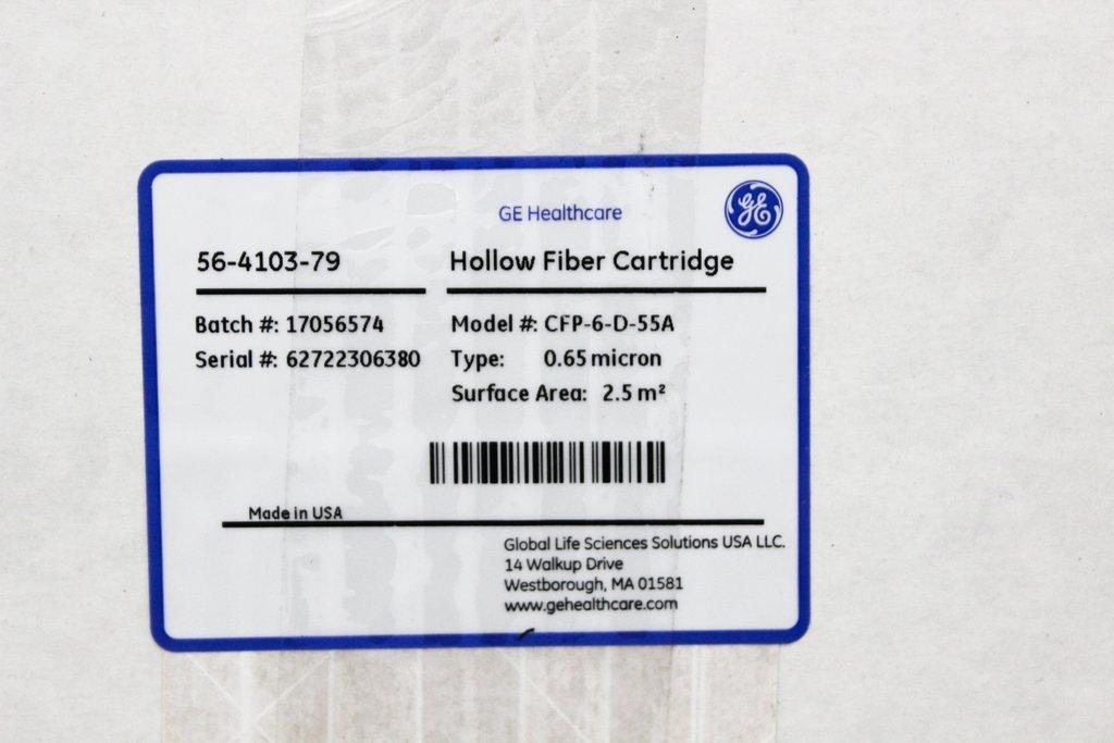 GE Healthcare 56-4103-79 Hollow Fiber Cartridge Set of 3 Cases