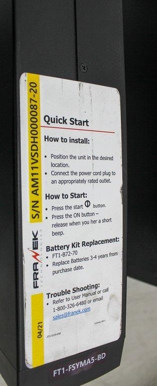 Franek UPS SDH 2000 RT A3 Power Supply UPS 2000VA 1930W 100 to 127V 50 60Hz 2021