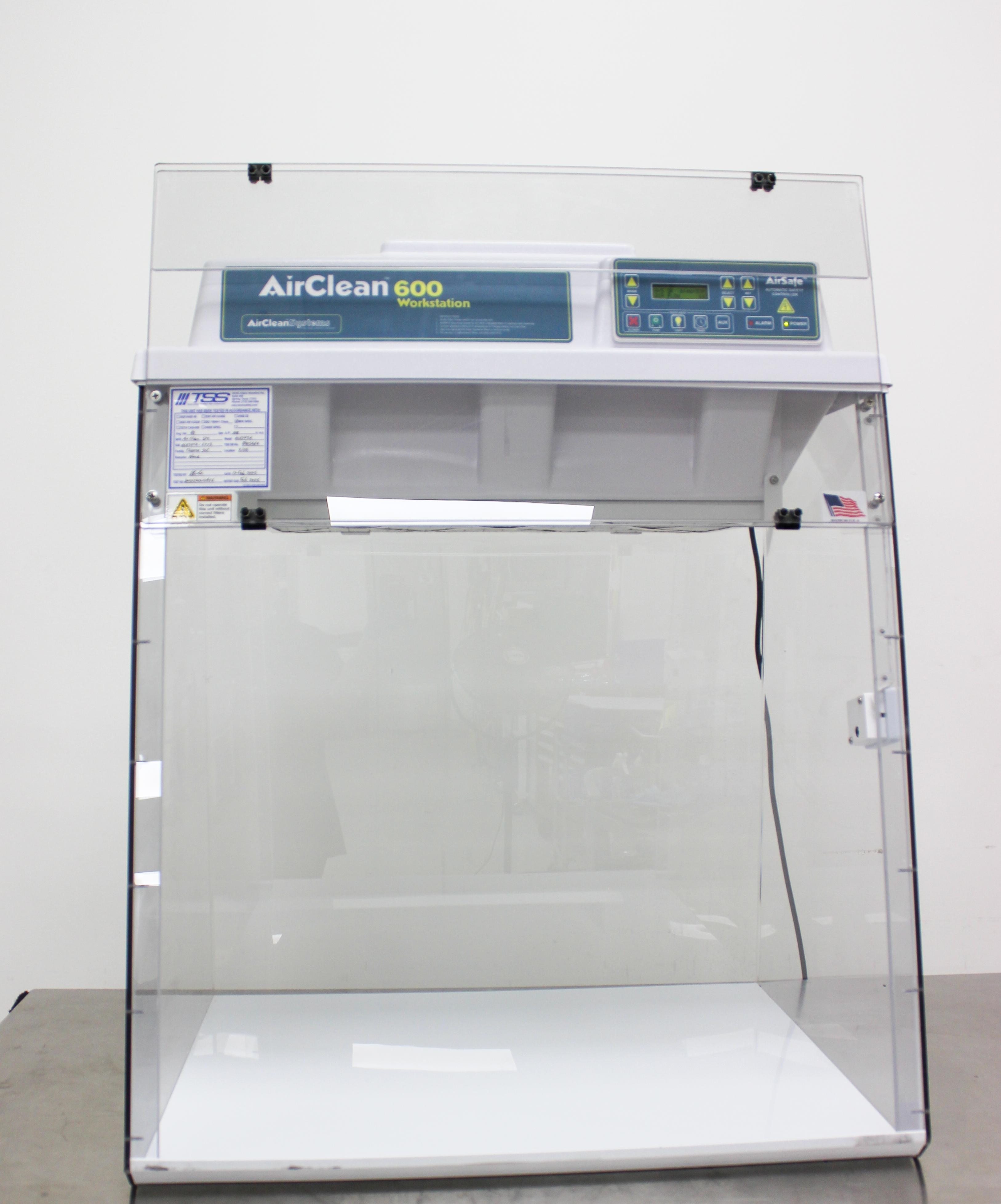 Air Clean Systems AC632TA PCR Workstation, Ductless Chemical Fume Hood, 120V