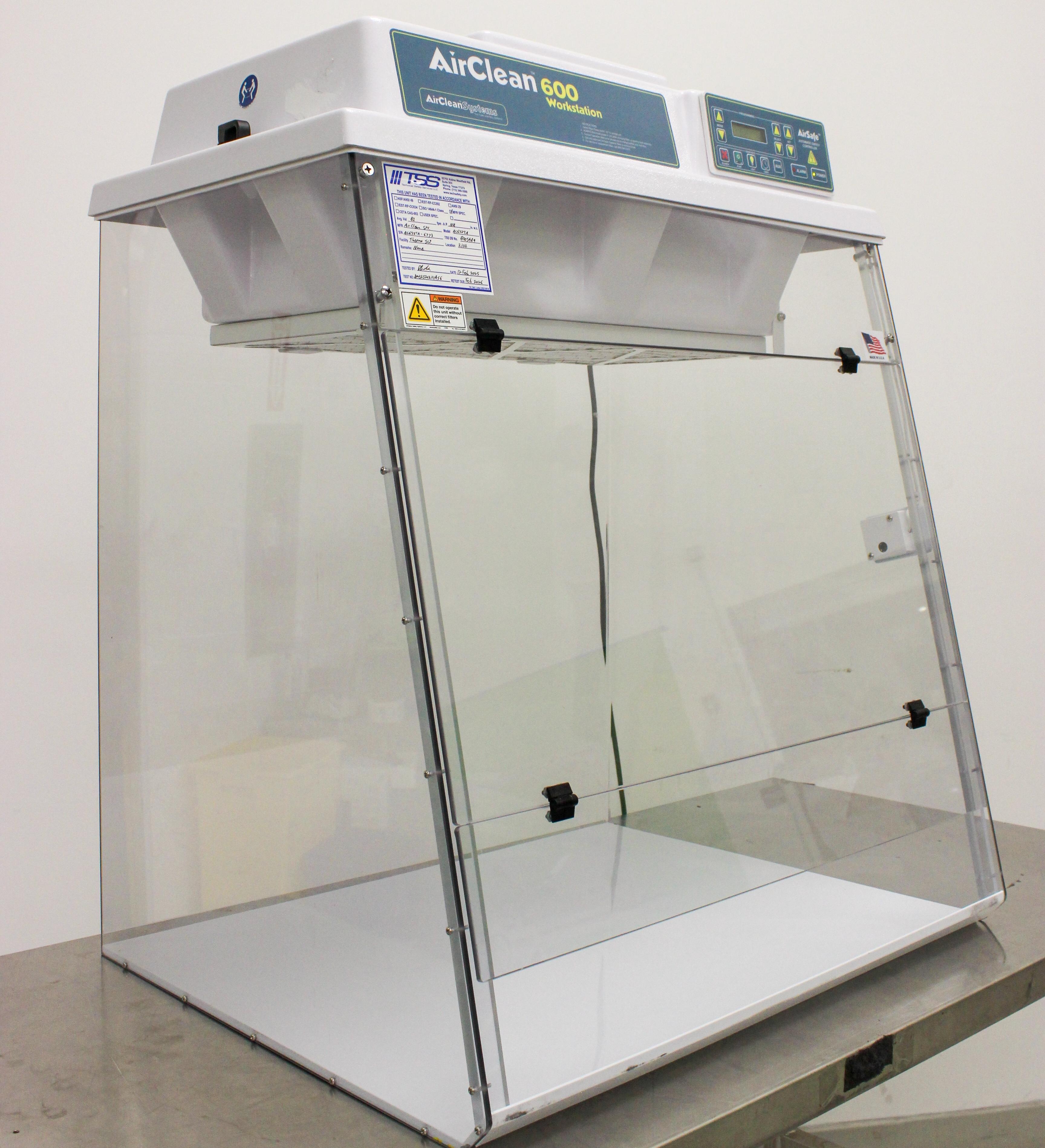 Air Clean Systems AC632TA PCR Workstation, Ductless Chemical Fume Hood, 120V