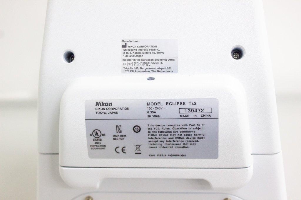 Nikon Eclipse TS2 Microscope Inverted Routine LED with Stellar Imaging Quality