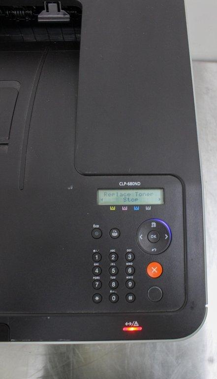 Samsung CLP-680ND Color Printer Office Equipment 50/60Hz Good Condition